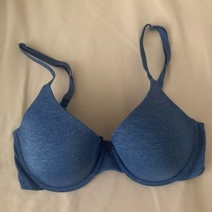 blue victoria secret bra